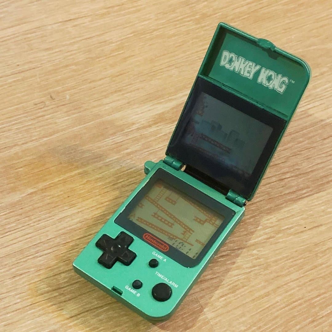 Nintendo Donkey Kong Game & Watch handheld electronic game.