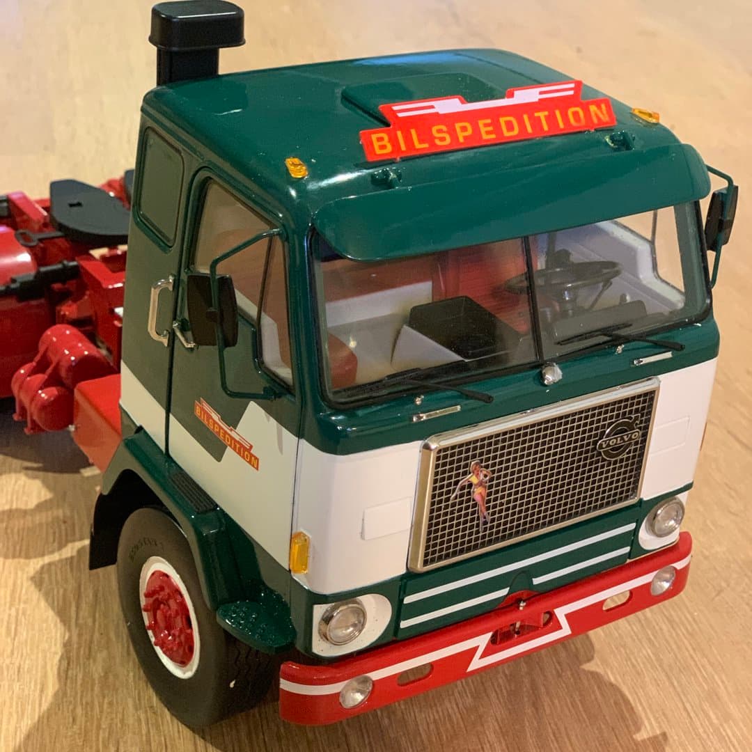 1971 - Volvo F88 Truck Bilspedition 1/18 - Modelcar