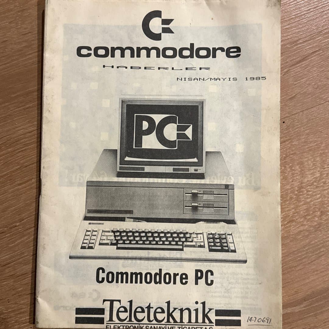Commodore PC brochure from April/May 1985. Commodore Haberler Teleteknik