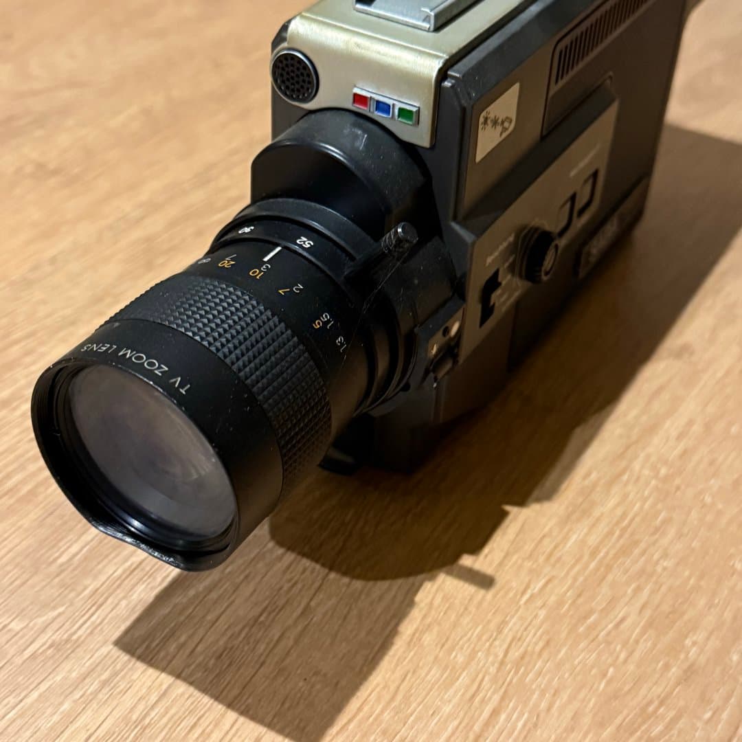 Vintage SABA Super 8 film camera.