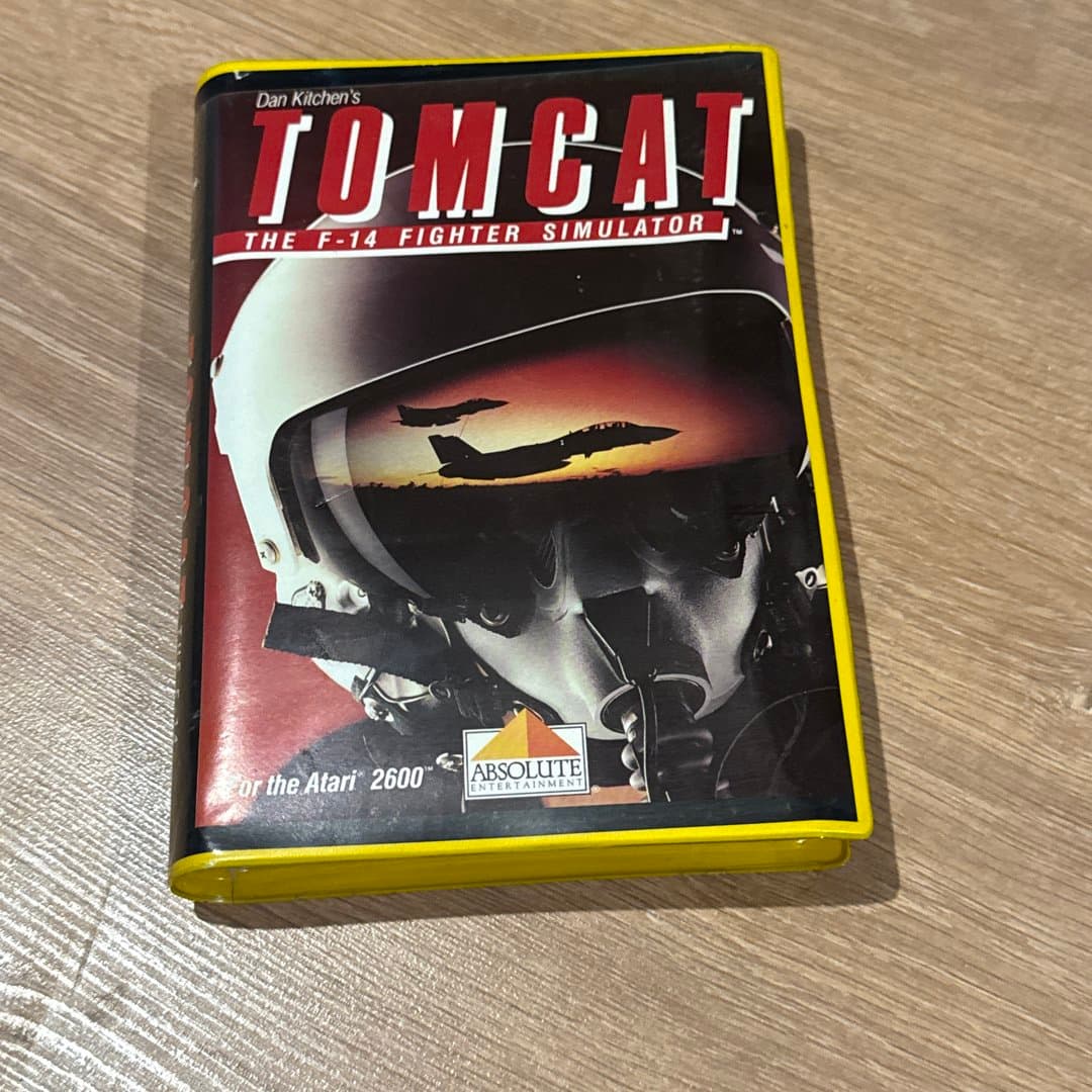 Atari 2600 game: Dan Kitchen's Tomcat - The F-14 Fighter Simulator.