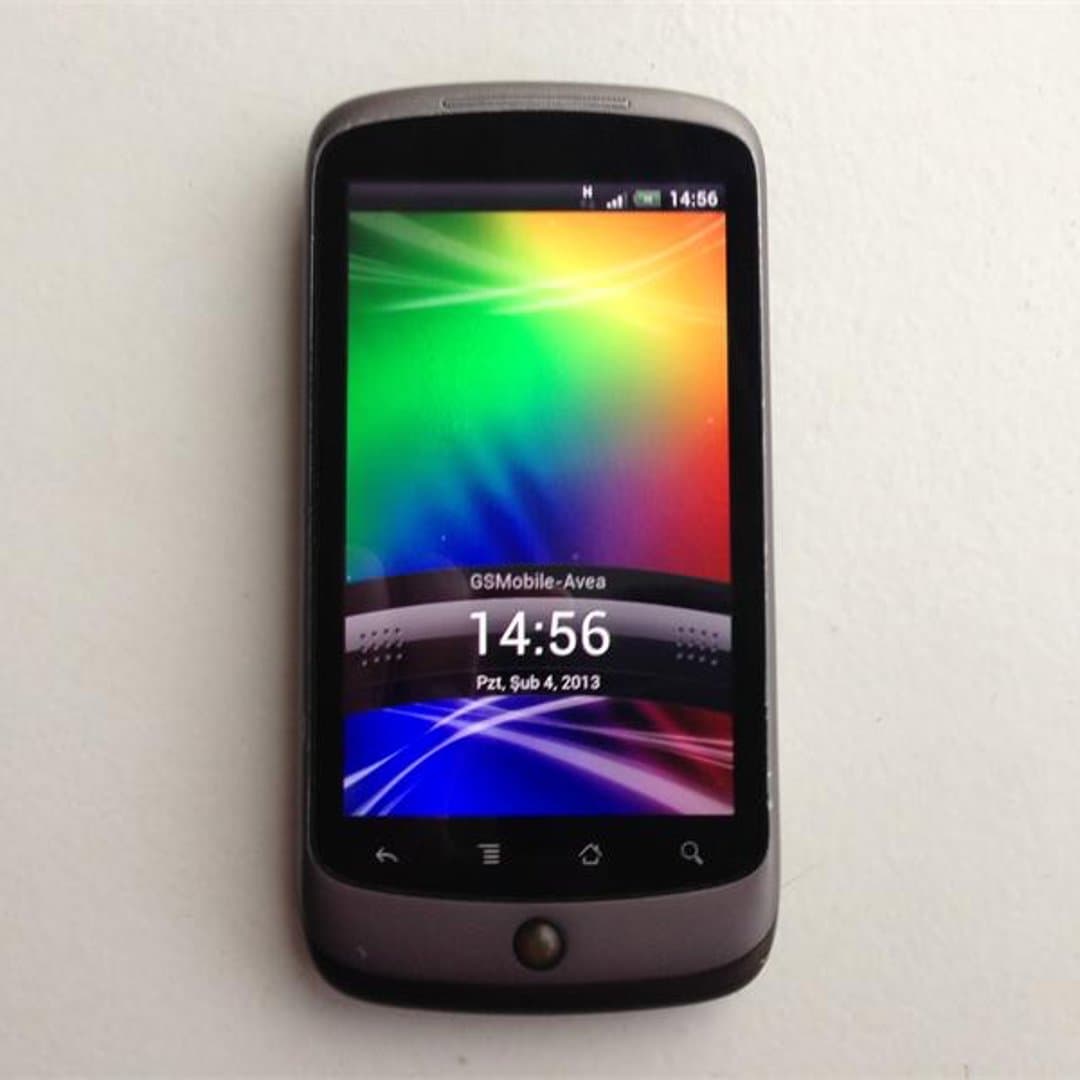 Google Nexus One - An early 2010s Android smartphone, featuring physical navigation buttons.