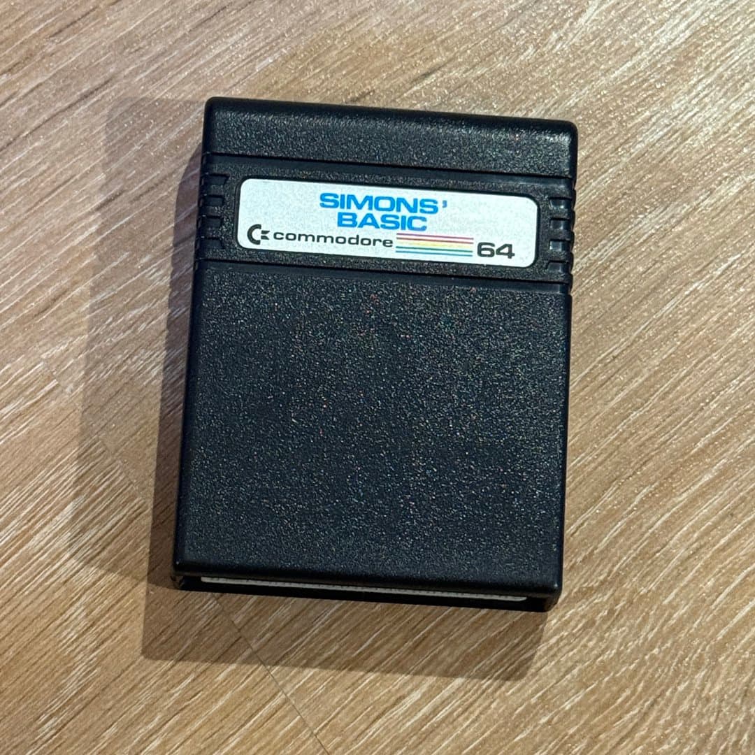 Commodore 64 Simons' BASIC cartridge, an extended BASIC interpreter for the retro computer. - Photo 1
