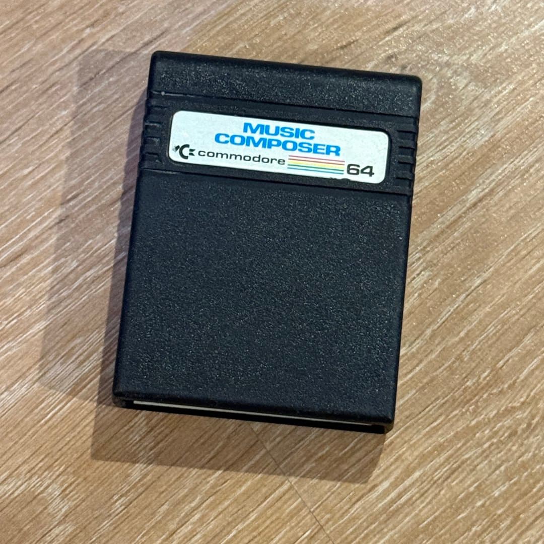 Vintage Commodore 64 Music Composer cartridge for retro computer music creation. - Photo 1
