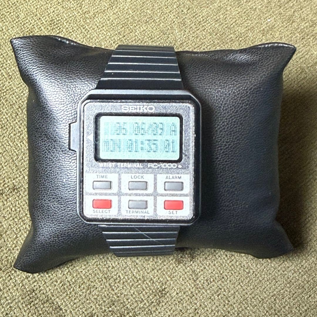 Seiko RC-1000 Wrist Terminal watch.