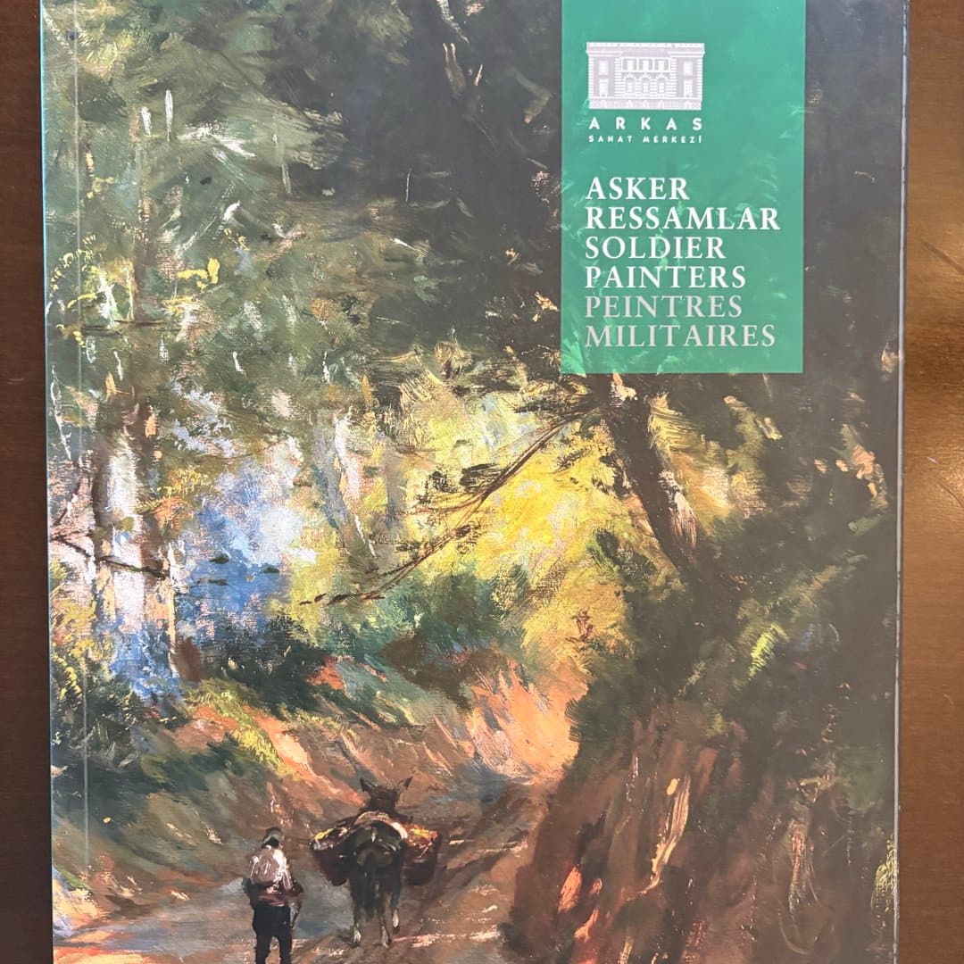 Book: Soldier Painters exhibition catalog from Arkas Art Center, featuring a landscape painting. - Photo 1
