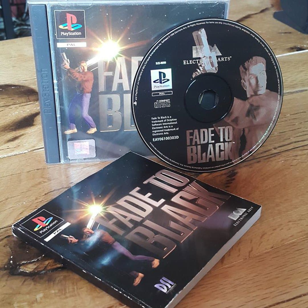Fade to Black PlayStation 1 game, complete with case, disc, and manual. - Photo 1