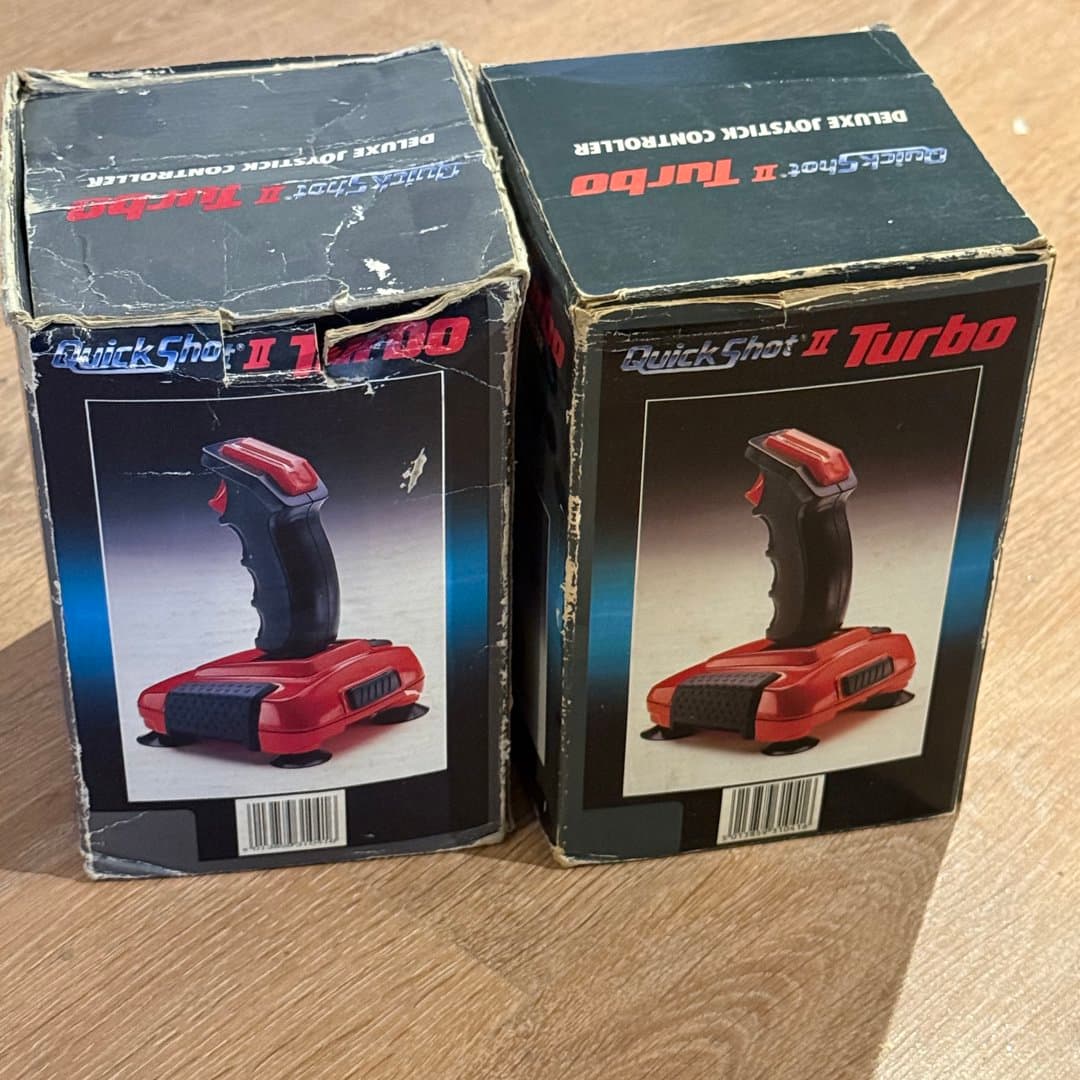 Quick Shot II Turbo Deluxe Joystick Controller for retro gaming enthusiasts.
