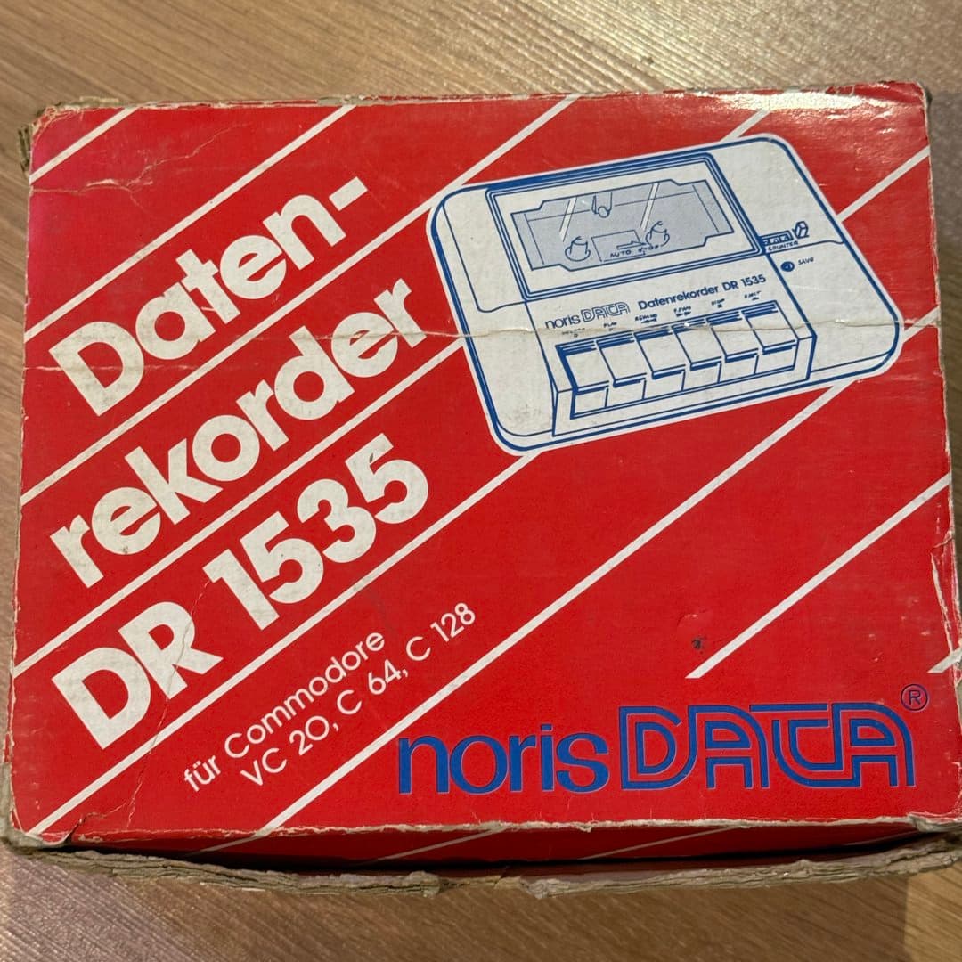 Noris Data DR 1535 data recorder for Commodore VC 20, C64, C128 computers.