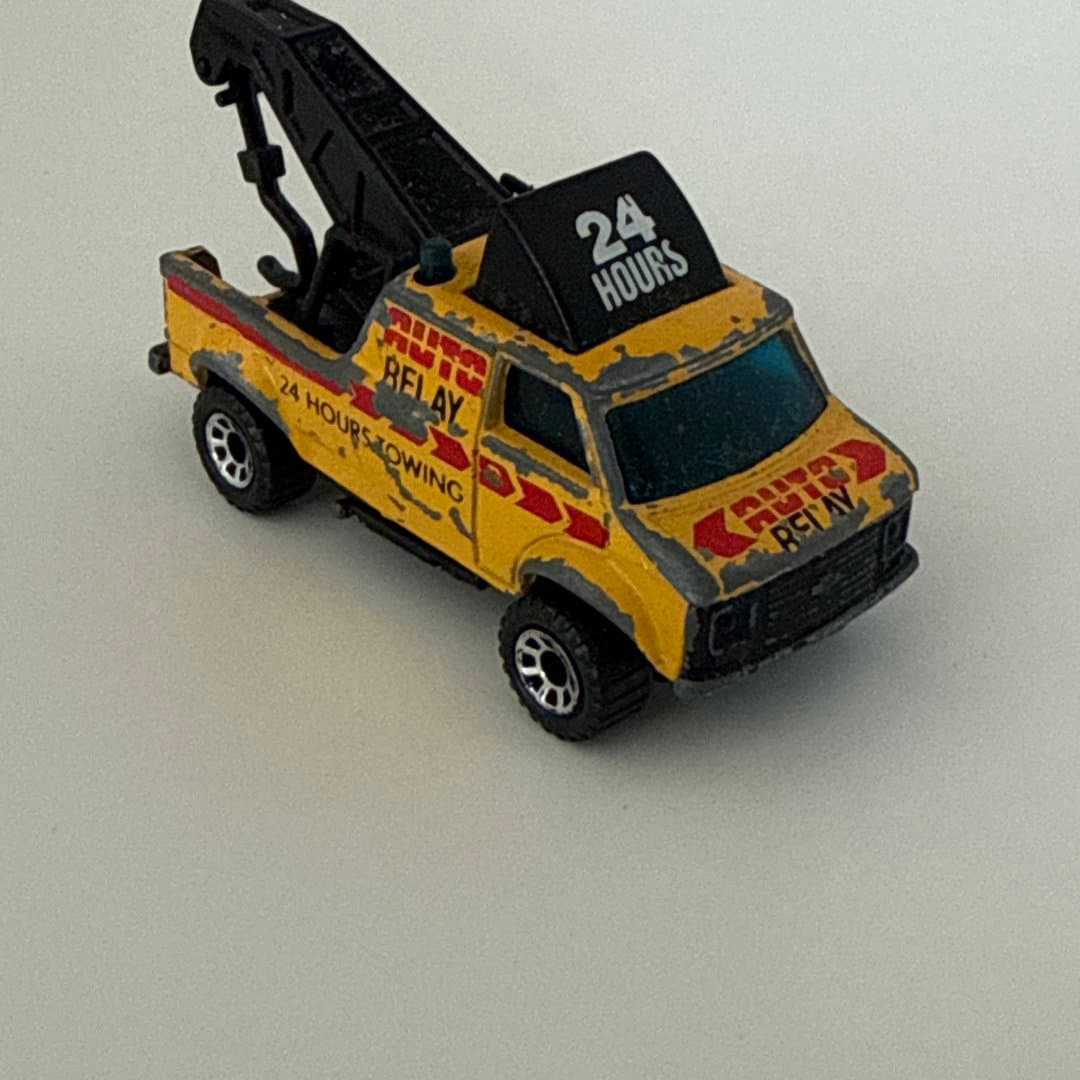 1985 Matchbox Breakdown Van die-cast toy vehicle, made in China.
