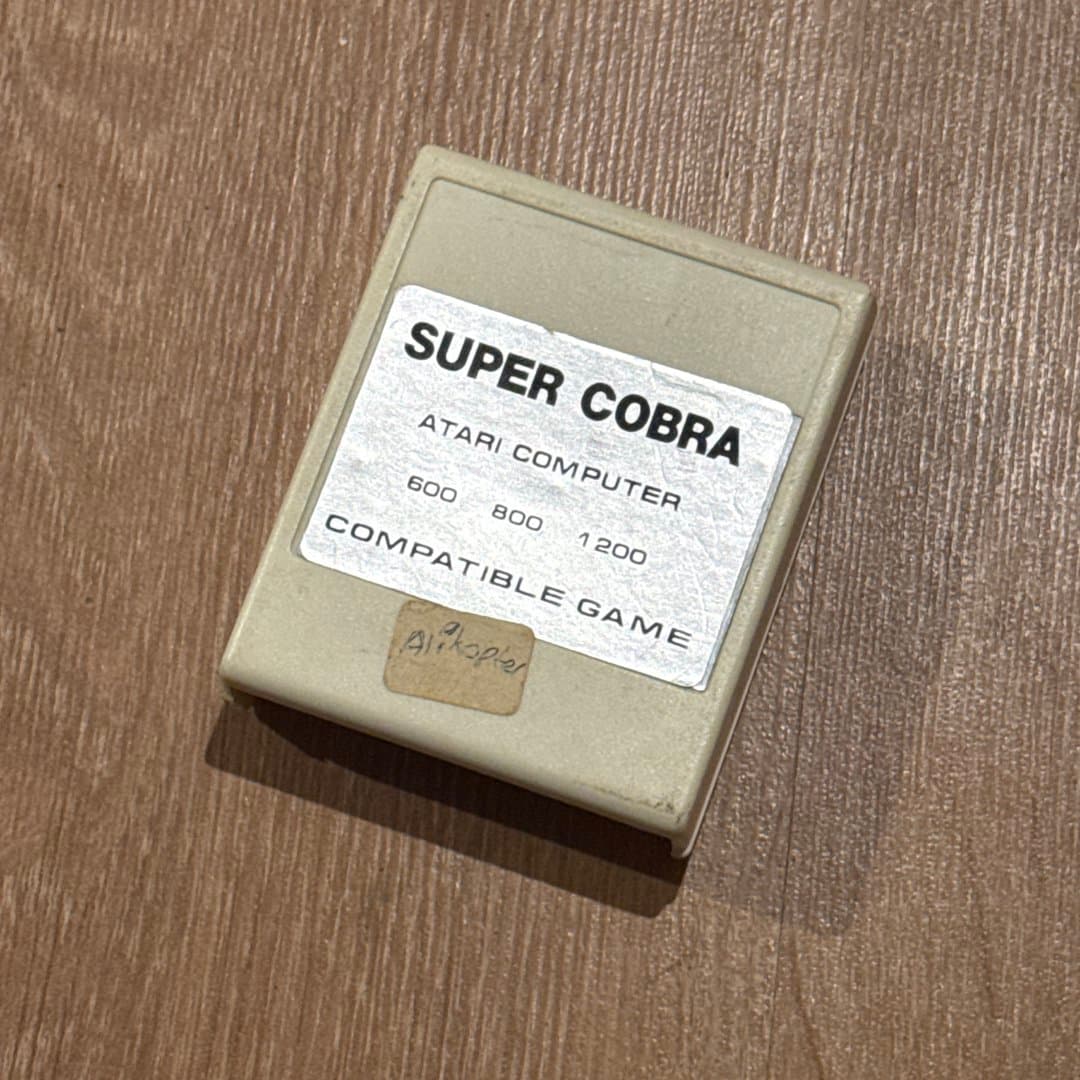 Retro Atari Super Cobra game cartridge for 600, 800, 1200 computers - Photo 1